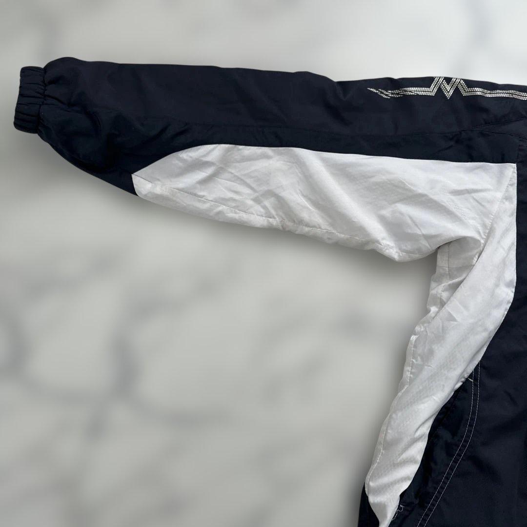 Mizuno ウィンドブレーカーセット 厚手　　ネイビー/白