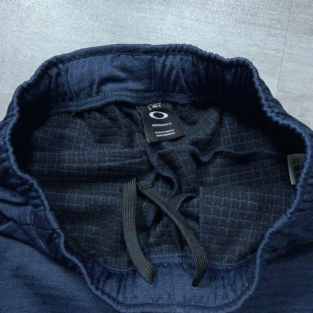 美品 OAKLEY オークリー ジャージ セットアップ 上下 ネイビー S-M