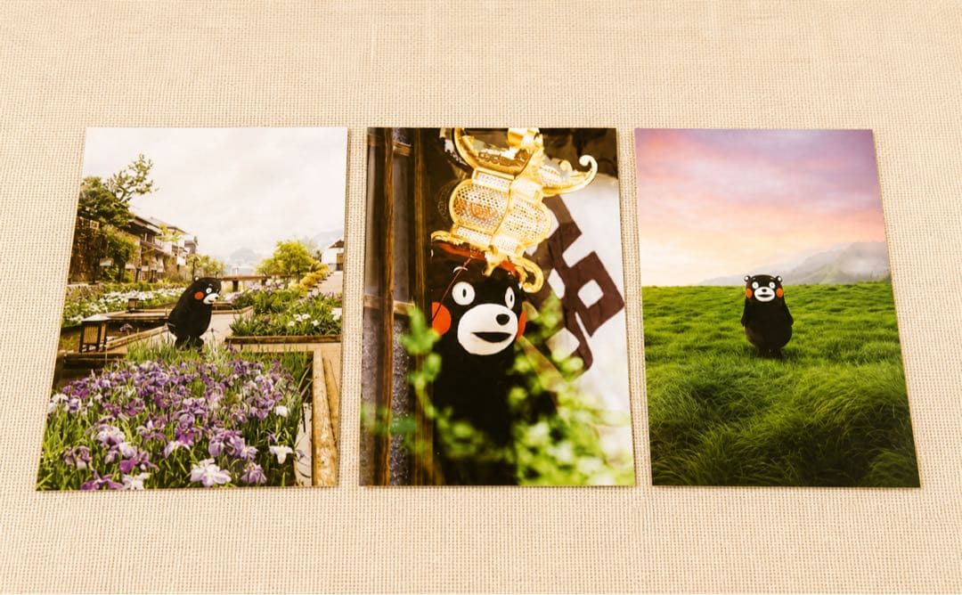 【くまモン】大型もっちりクッション＋限定ピンズ＋ポストカードコレクター向けセット