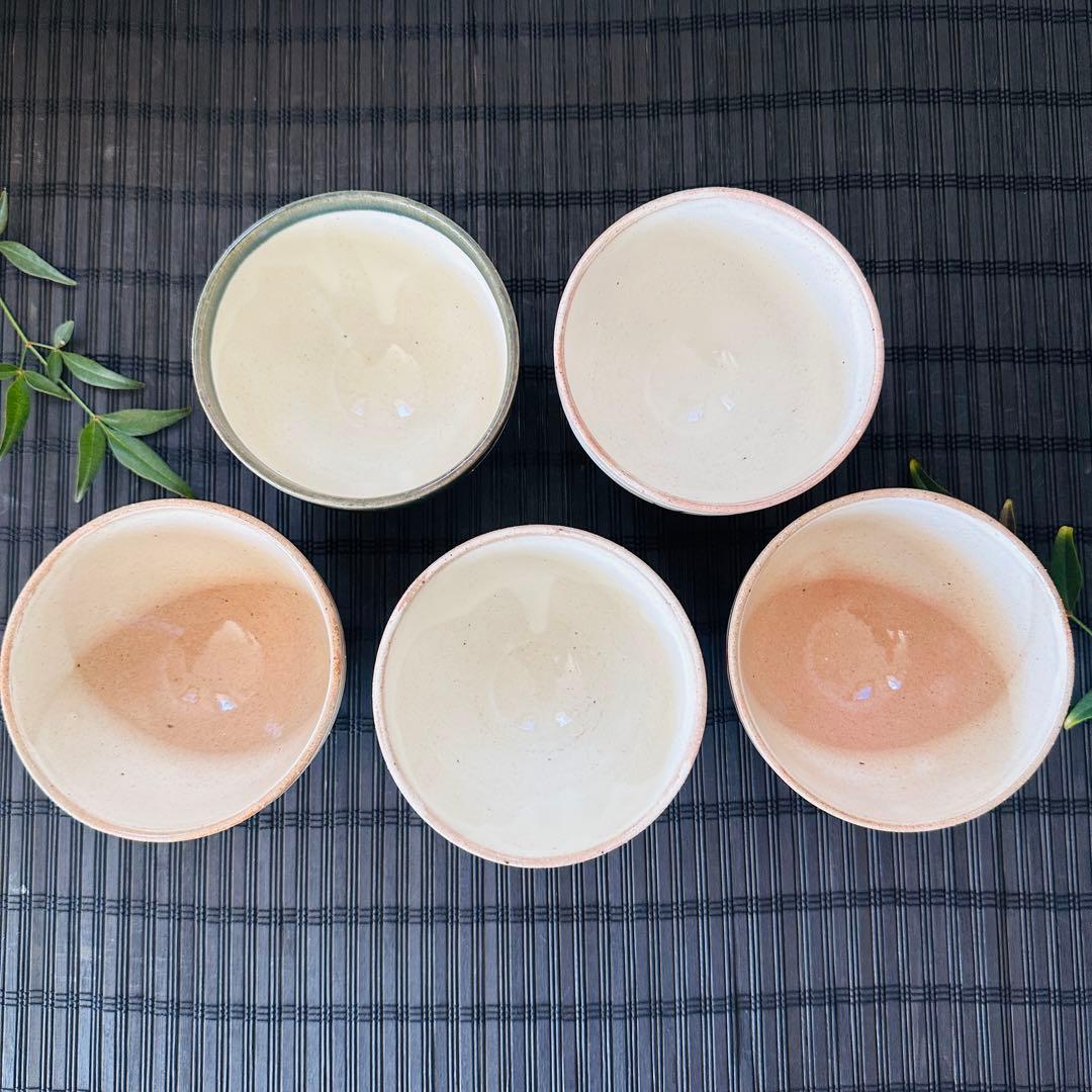 【未使用品】北大路魯山人写しの器 茶呑碗 飯碗 5個セット