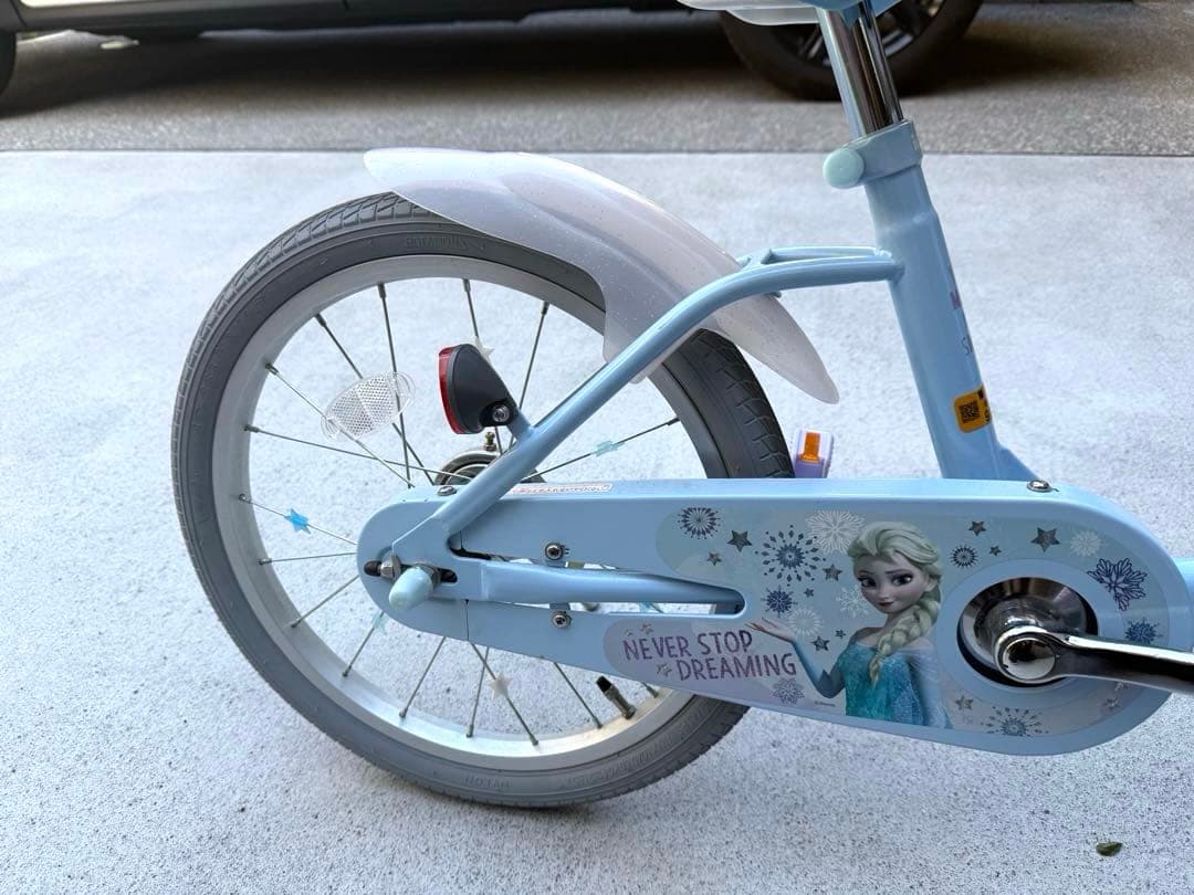 【直接引き渡し】アナと雪の女王　自転車　18インチ