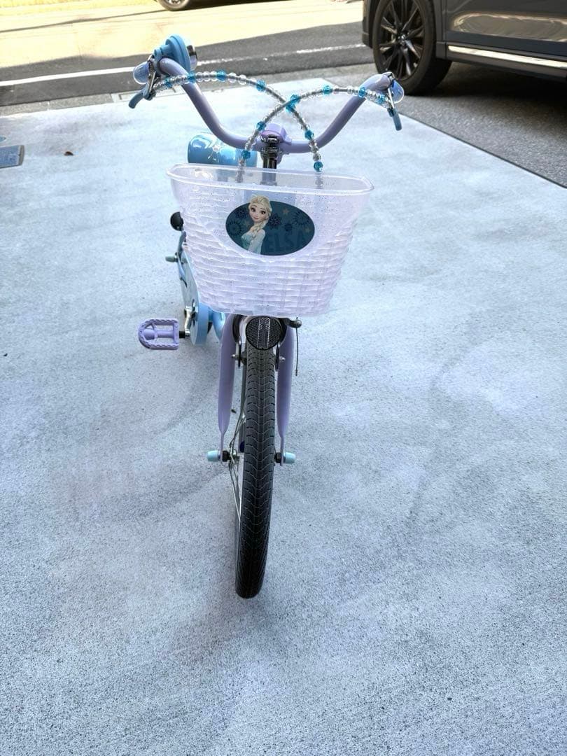 【直接引き渡し】アナと雪の女王　自転車　18インチ
