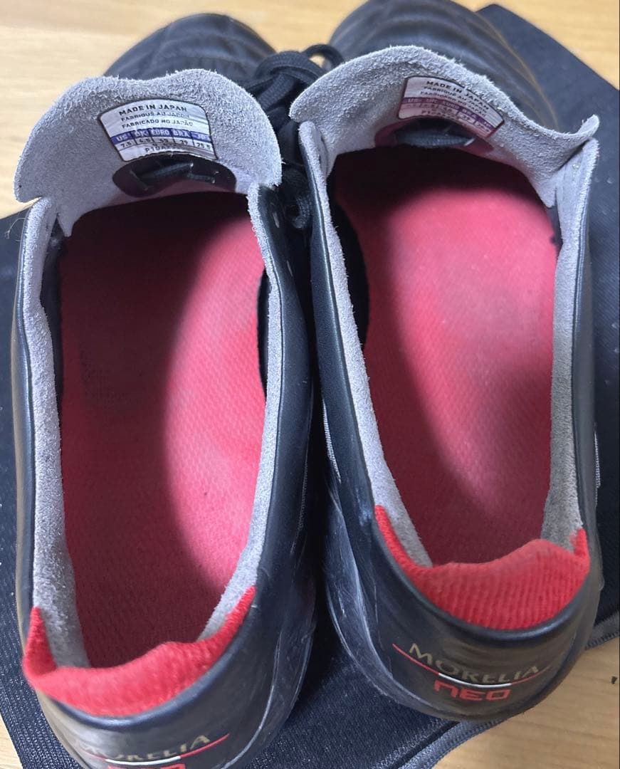 Mizuno スパイク シューズ ブラック 25.5cm MORELIA neo