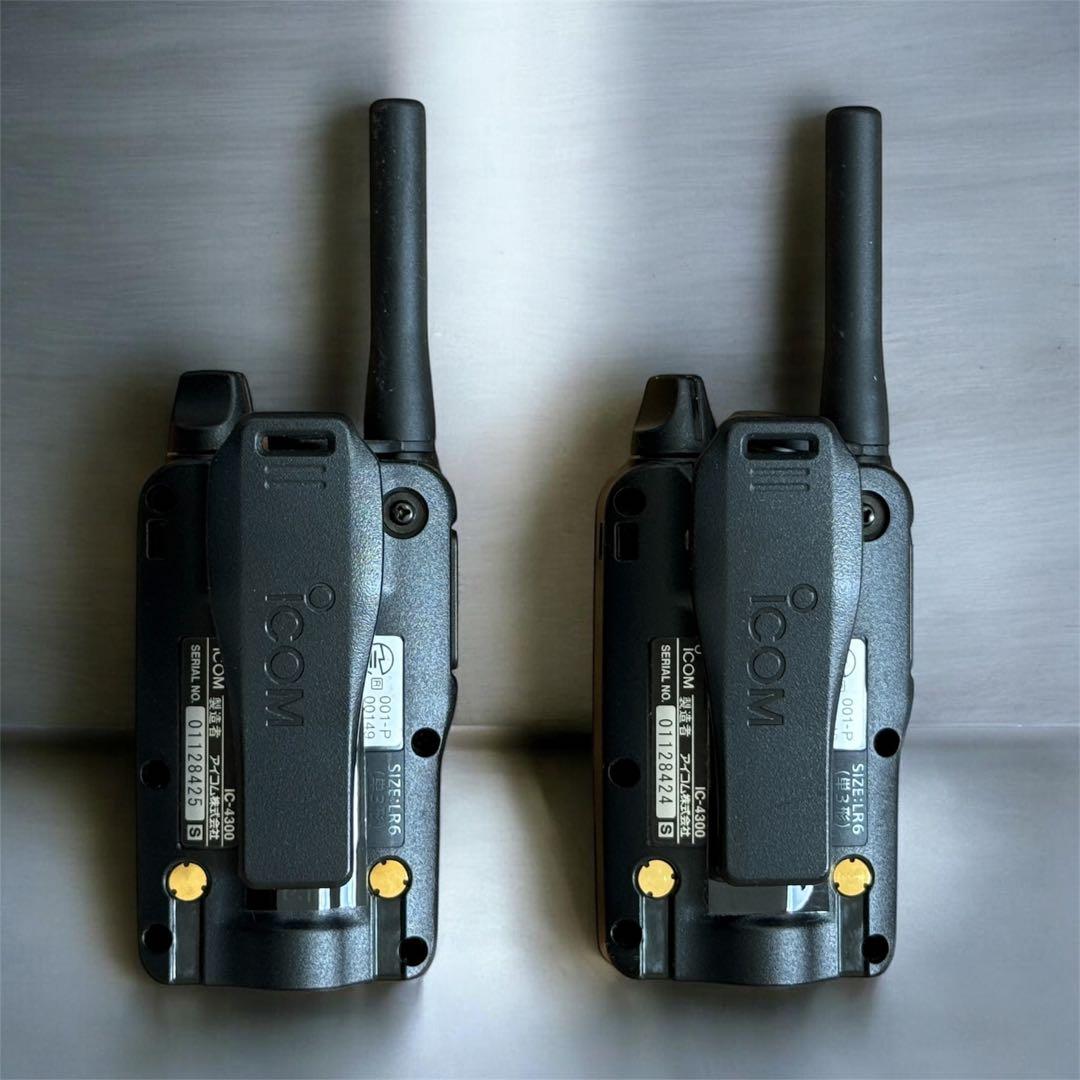 ICOM トランシーバー イヤフォンマイクセット（2台）