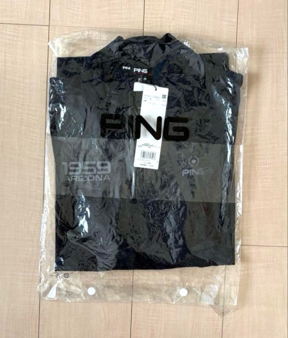 最終値下げ❕【新品/未着用】PING ピン ハーフジップ ハイネック長袖シャツ