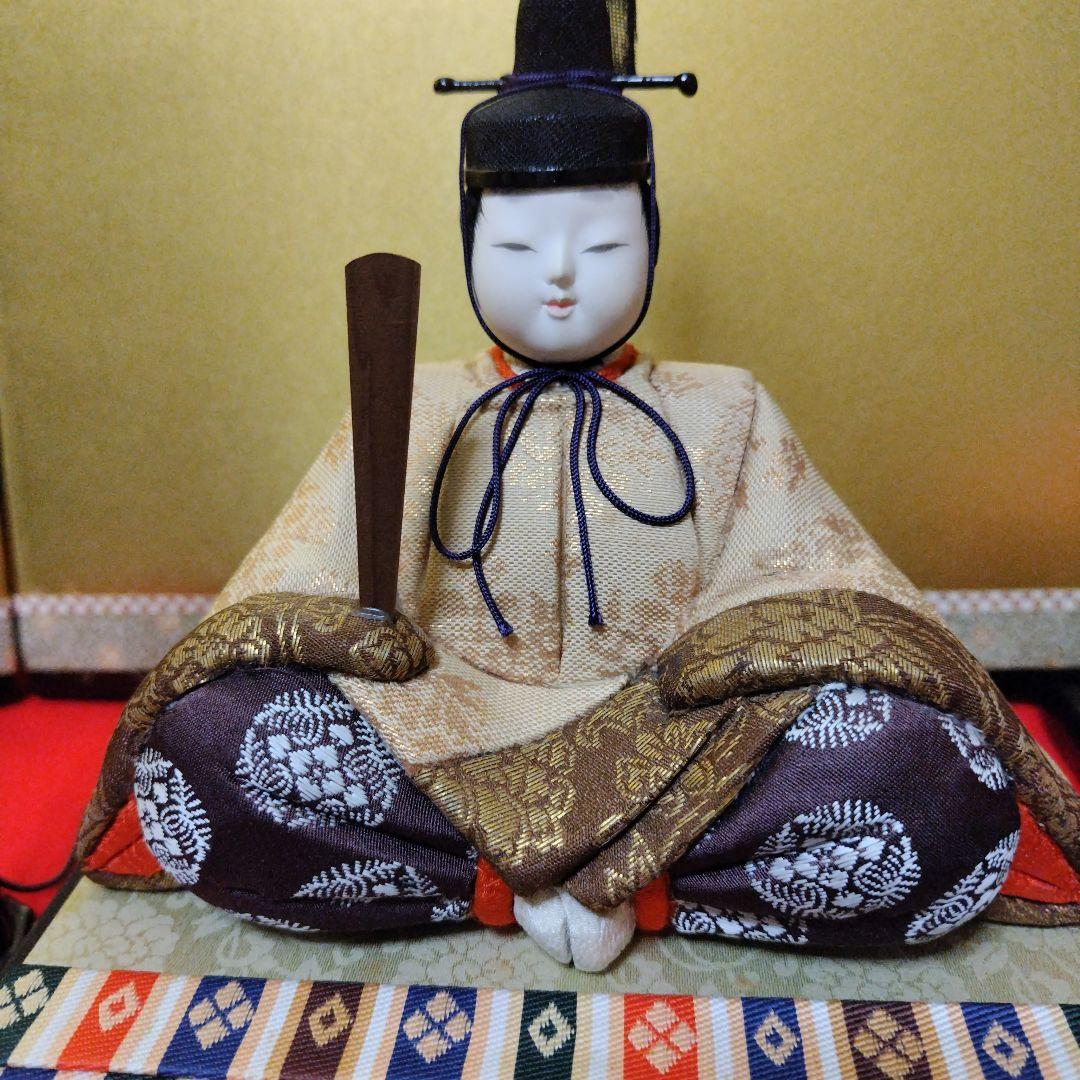 雛人形　真多呂人形　弥生雛セット　雛祭り　レトロ 親王飾り