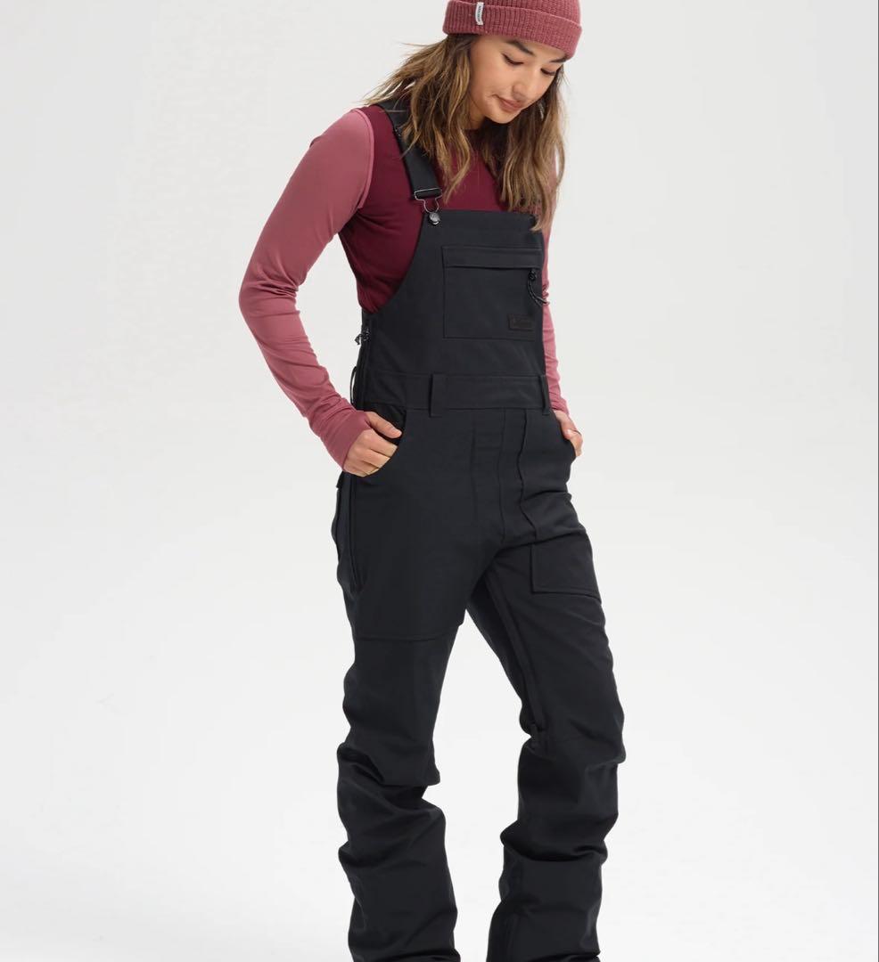 BURTON スノボウェア ウィメンズ アヴァロンビブパンツ 黒 S 美品