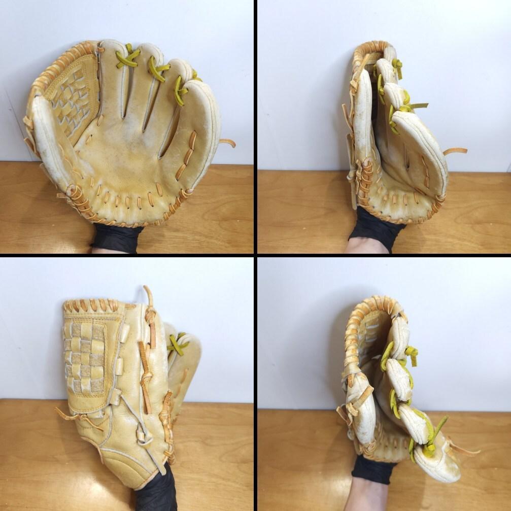 マルーチ marucci ビンテージ 布ラベル バスケットウェブ 軟式グローブ