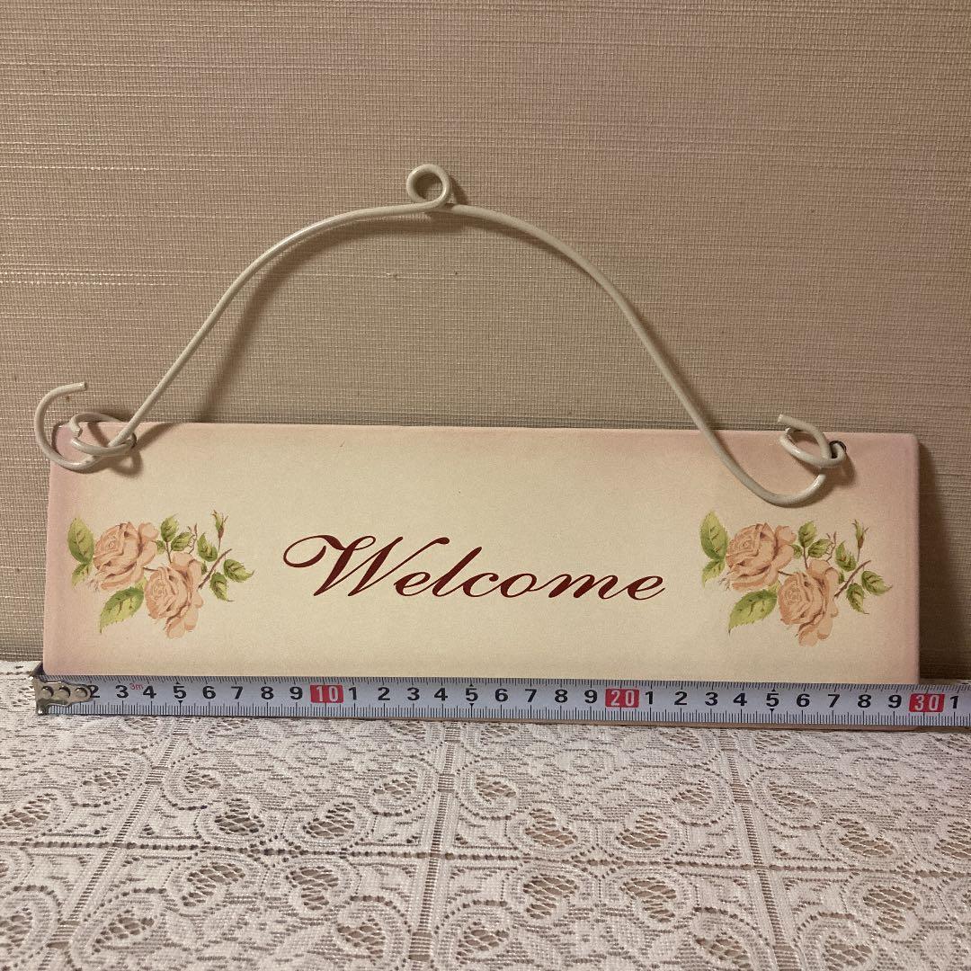 イマン　ダイアナローズ　Welcomeボード