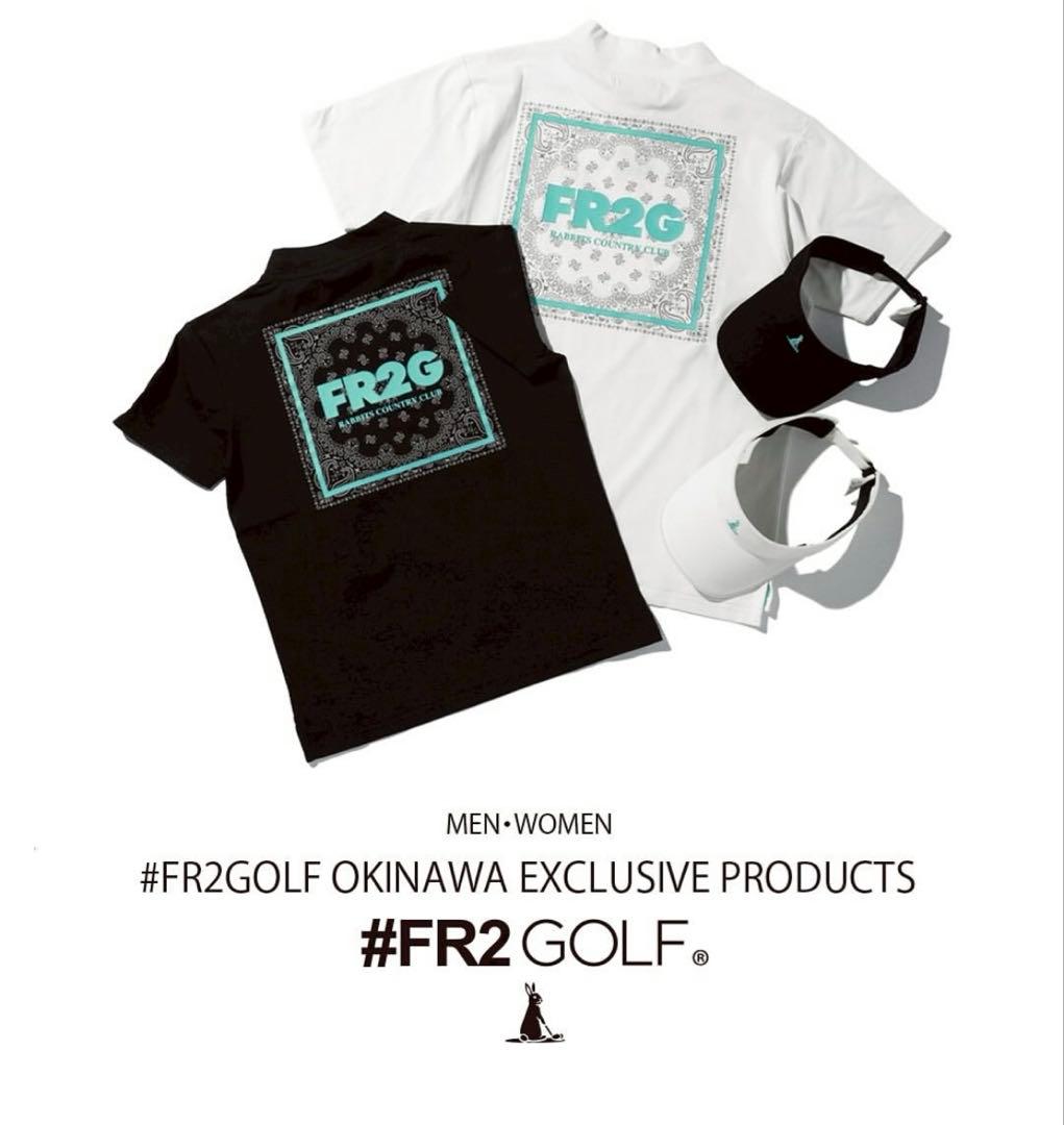 沖縄限定！早い者勝ち！fr2golf ペイズリー モックネックシャツ　2枚セット