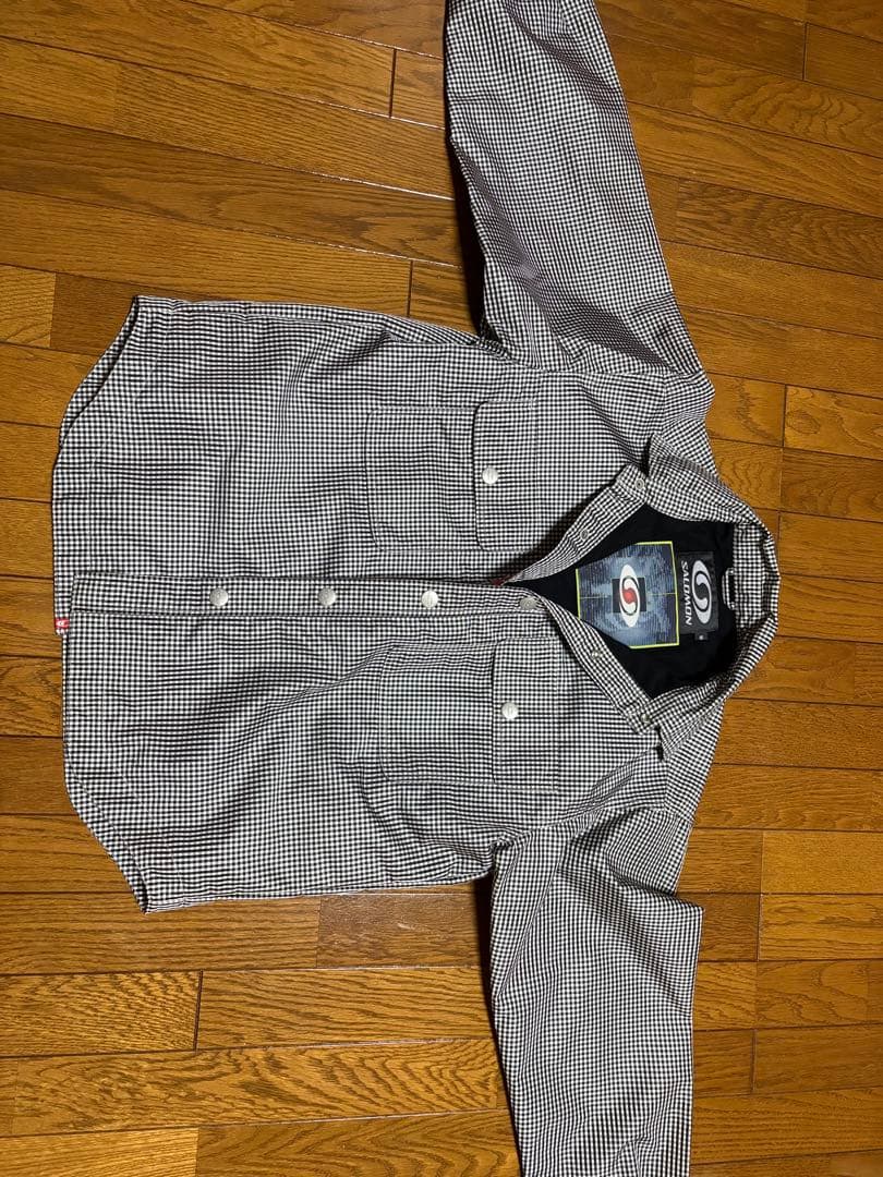 SALOMON Warmtech 長袖 チェック柄