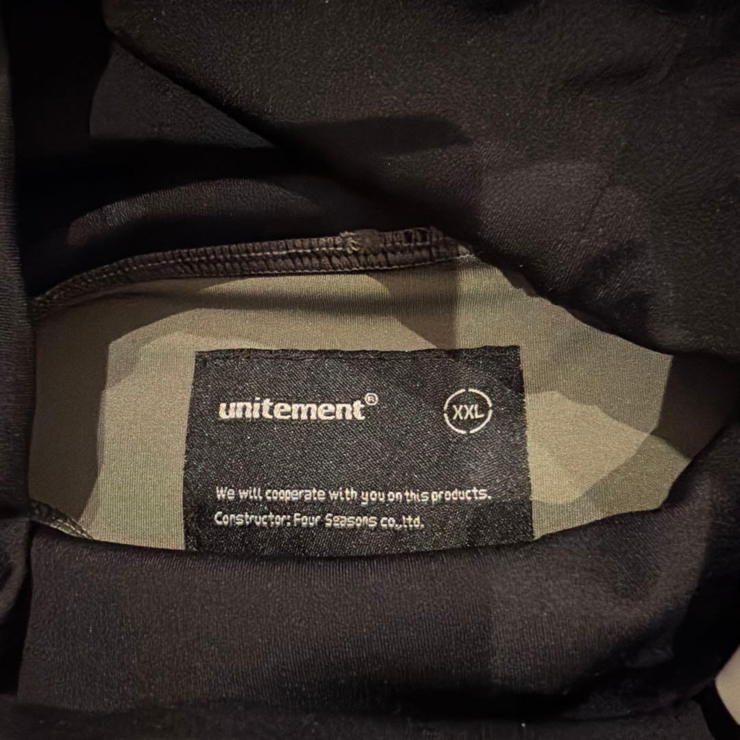 unitemnt オリーブグリーン ハイネックセーター