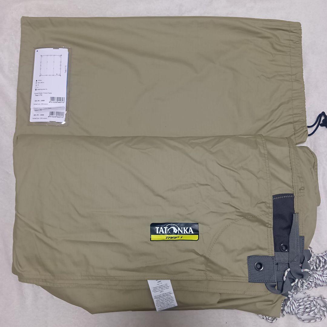【美品】Tatonka タトンカ Tarp タープ 1 TC サンドベージュ