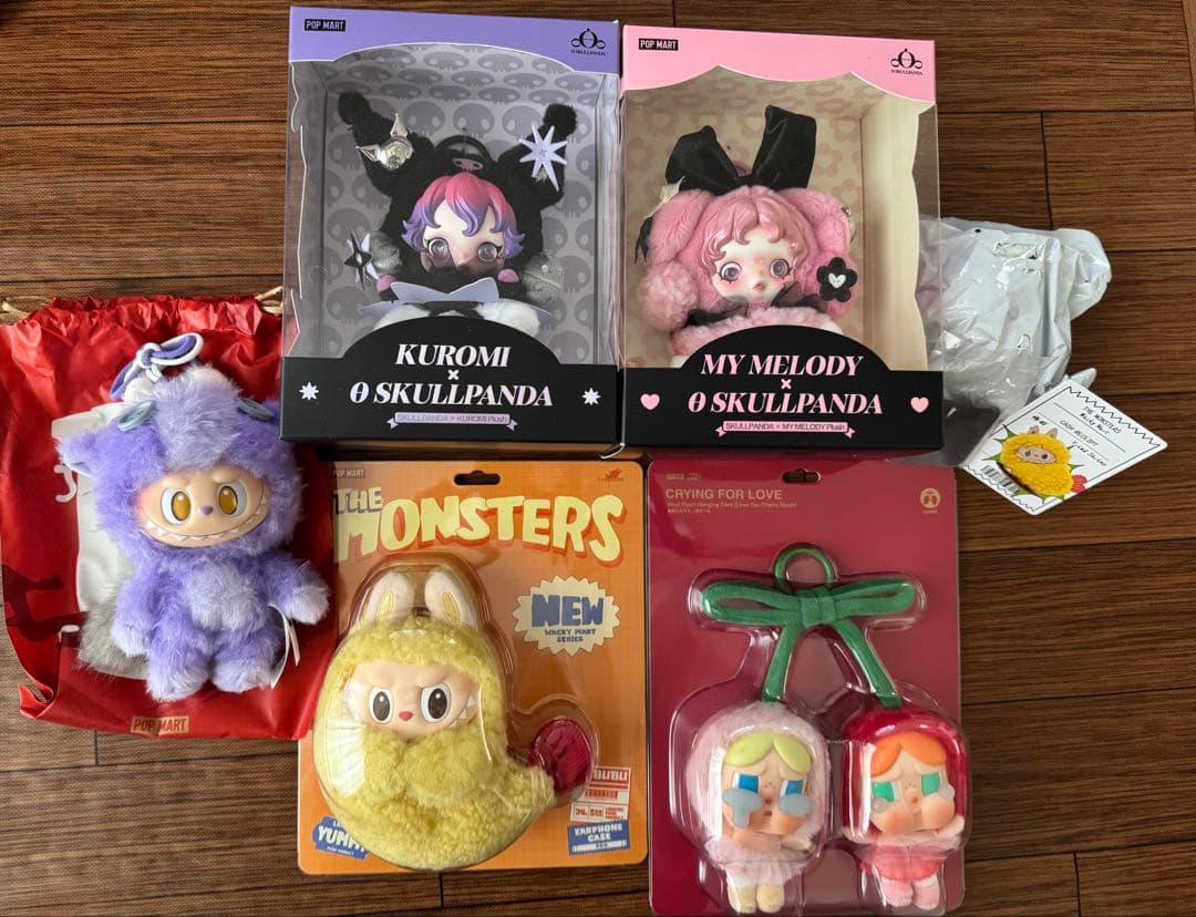 popmart スカルパンダ　ラブブ　クライベイビー　セット