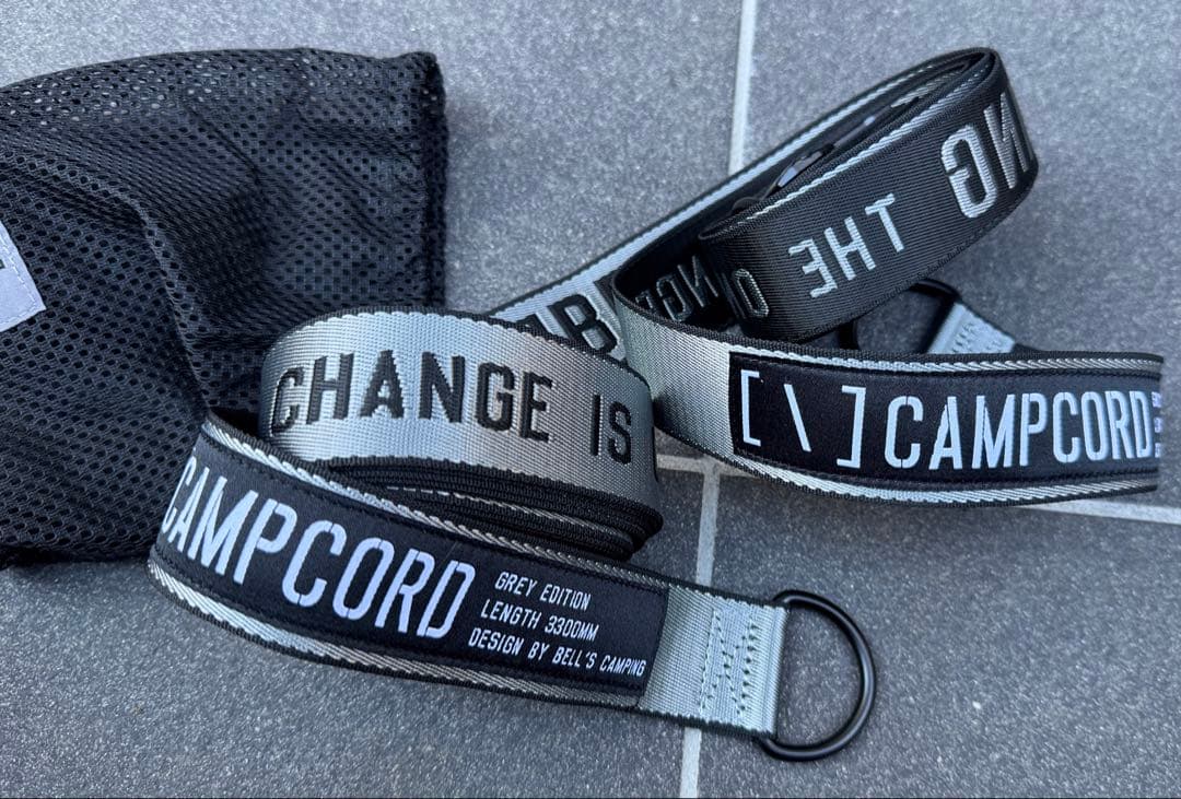 新品未使用 [＼] CAMPCORD 機能ガイロープ 2本セット(3.3M)