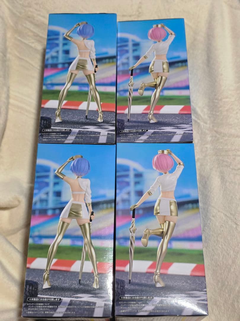 Reゼロ レム ラム レース ガール クィーン タイトスカート 4体セット