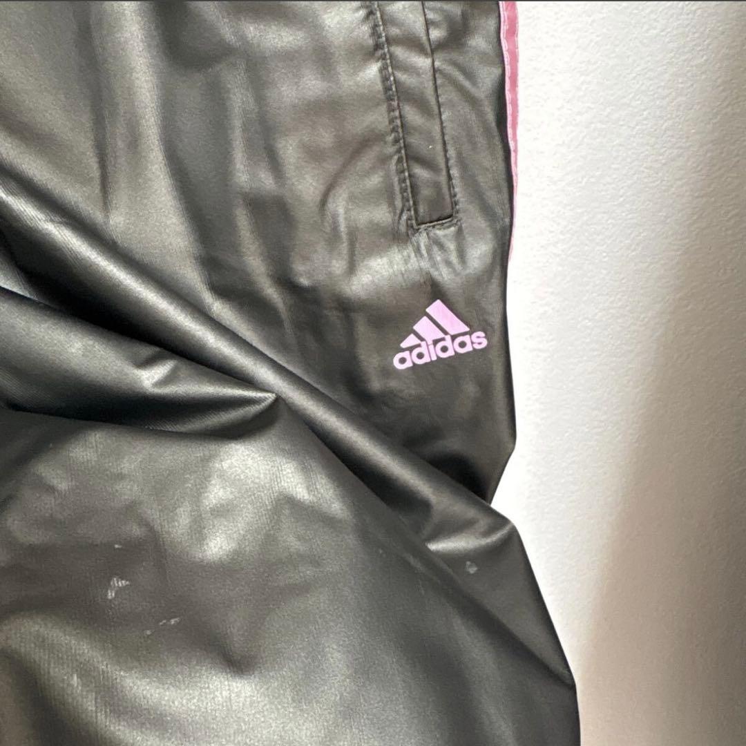 adidas アディダス セットアップ 上下セット ラミネート加工 サウナスーツ