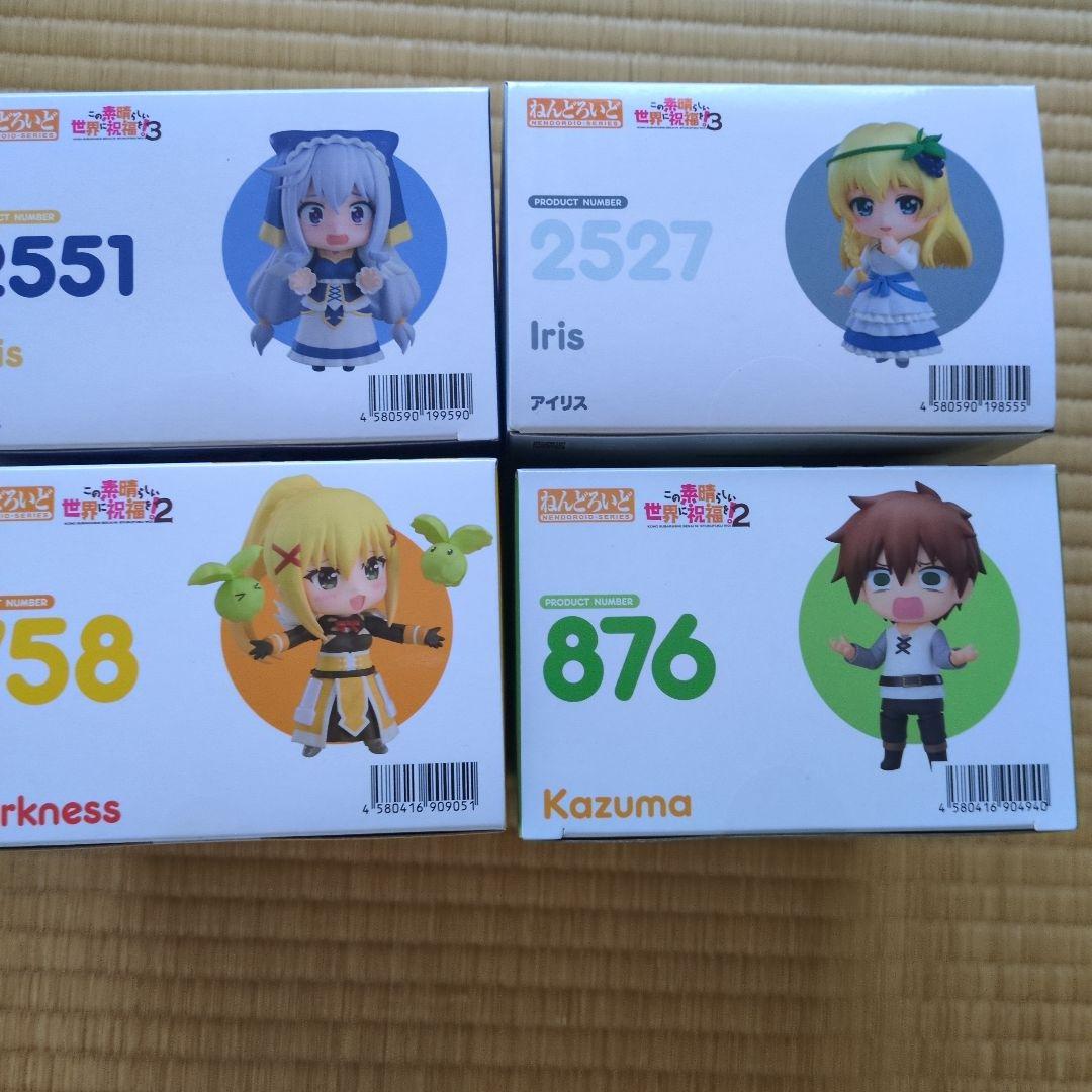 ねんどろいど　この素晴らしい世界に祝福を!　6点セットショップ特典付き
