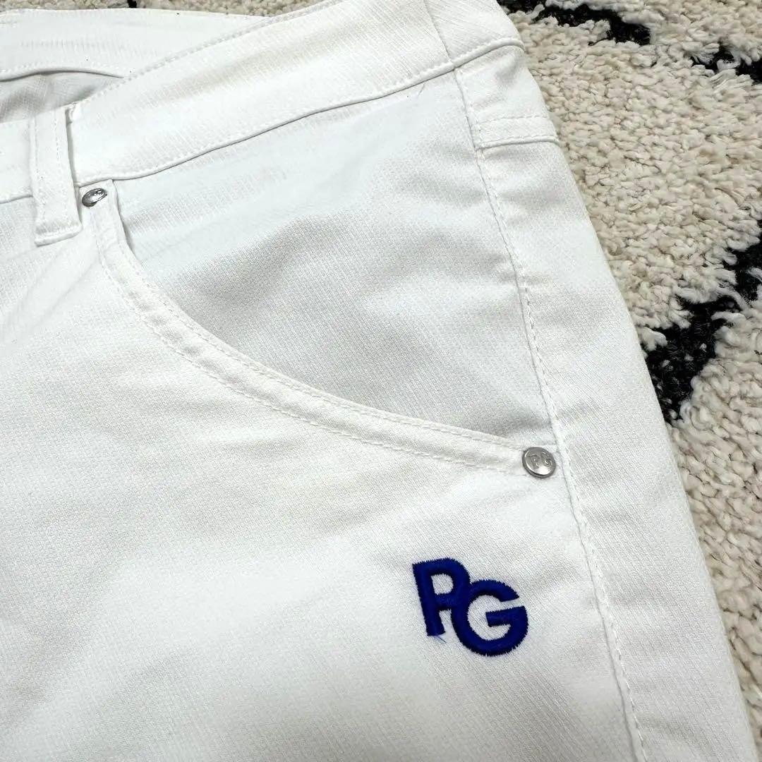 パーリーゲイツ　パンツ　春夏用　ストレッチ　白　 ホワイト　サイズ2