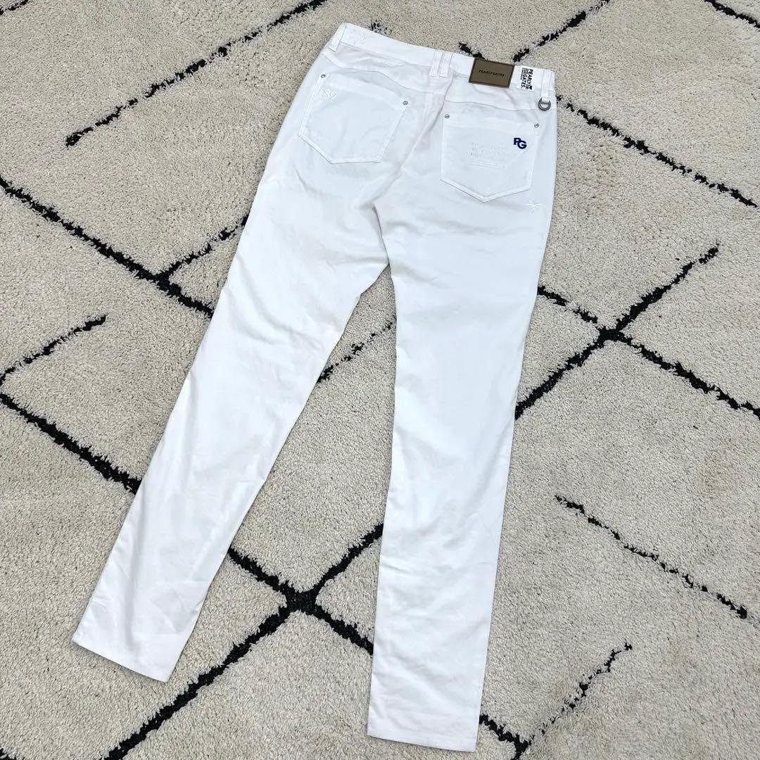 パーリーゲイツ　パンツ　春夏用　ストレッチ　白　 ホワイト　サイズ2