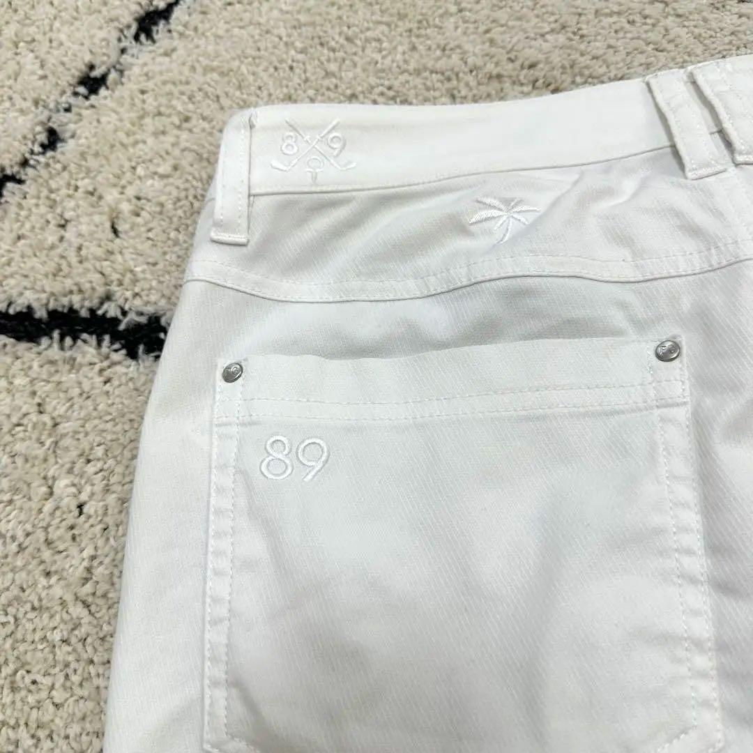 パーリーゲイツ　パンツ　春夏用　ストレッチ　白　 ホワイト　サイズ2