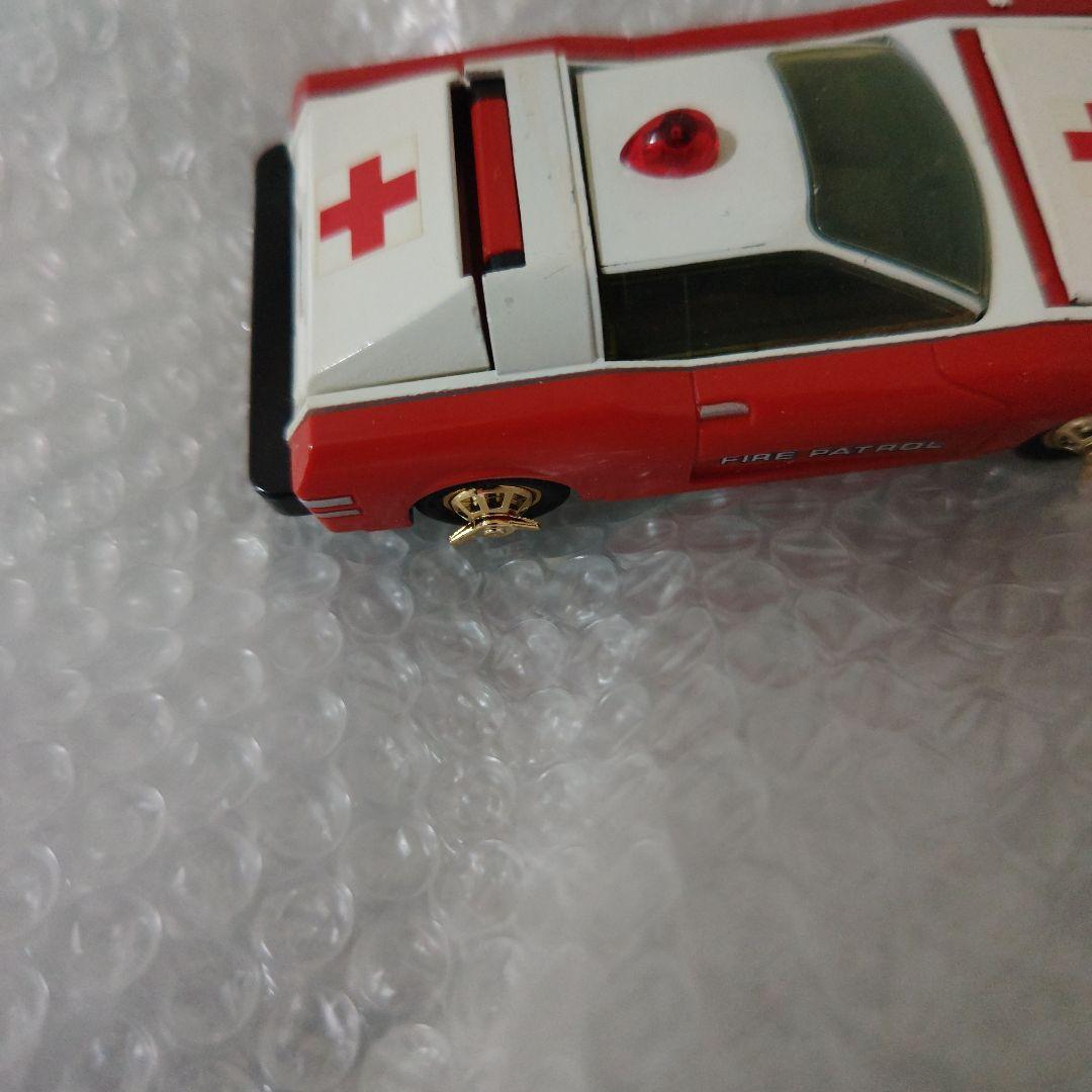 ポピー　チェンジマシン　救急消防車　現状品