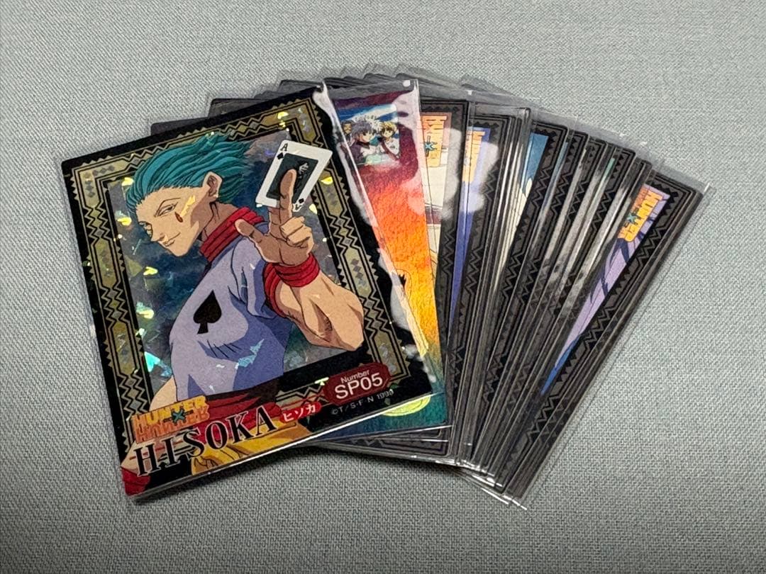 HUNTER×HUNTER 2000年製 カードシール18枚セット ヒソカ他