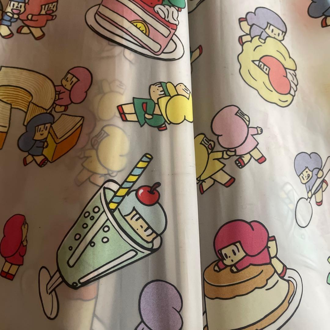 マムアン　ビニール傘❤️ニコアンド(水色)