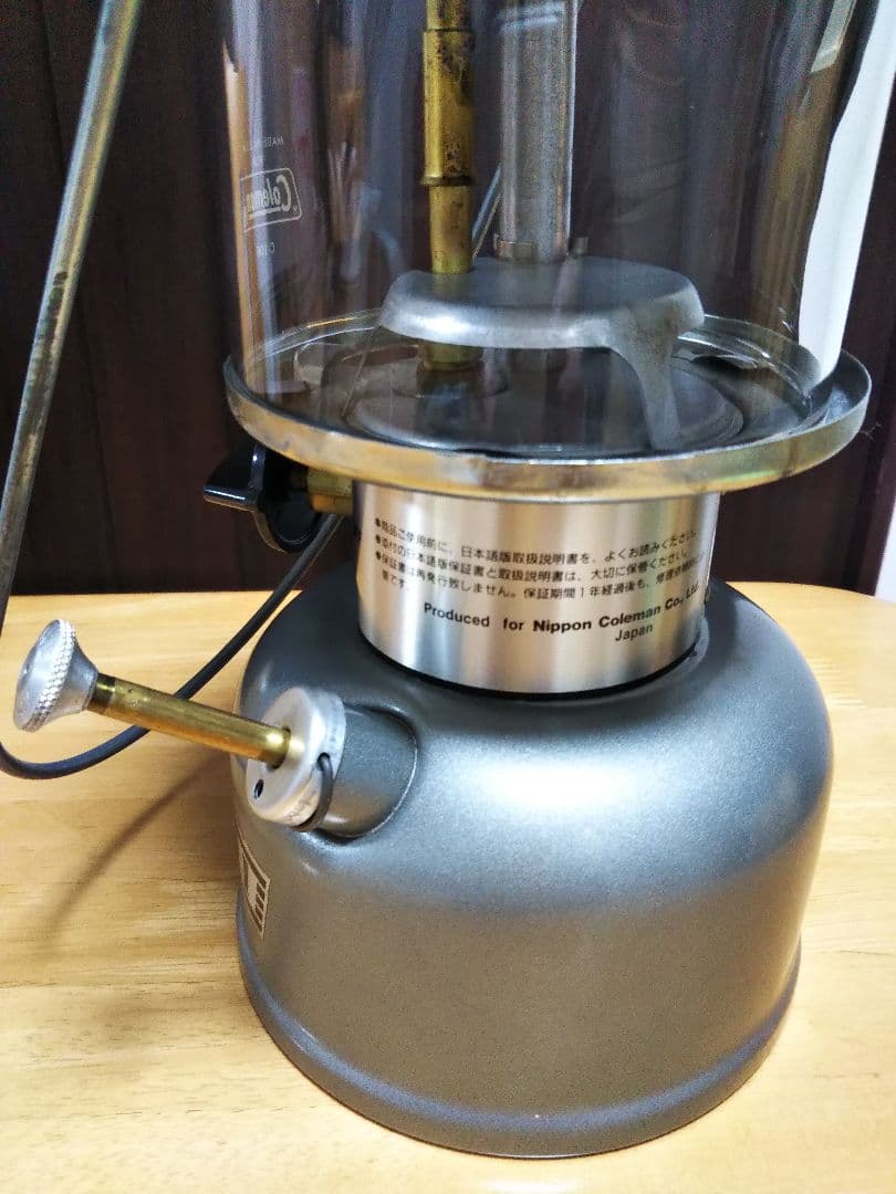 coleman unleaded lantern （液体燃料式ランタン）