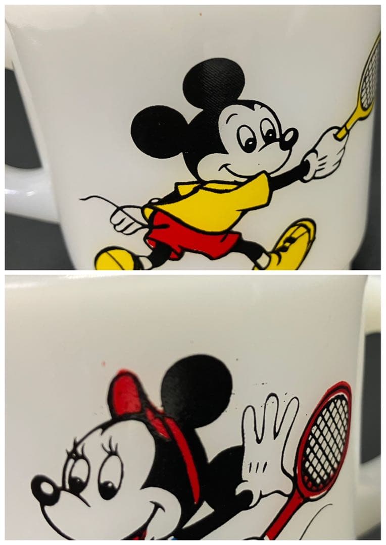 ファイヤーキング ミッキー&ミニー テニス ディズニー マグカップ コップ