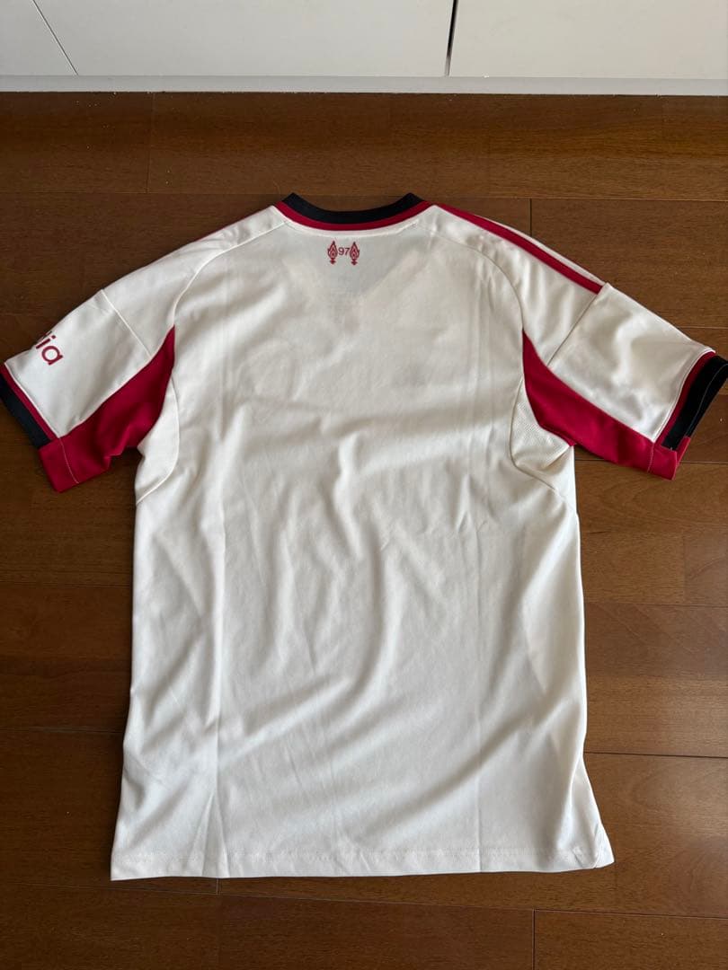 Liverpool FC adidas ホワイト/レッド シャツ M