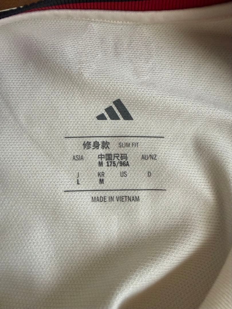 Liverpool FC adidas ホワイト/レッド シャツ M