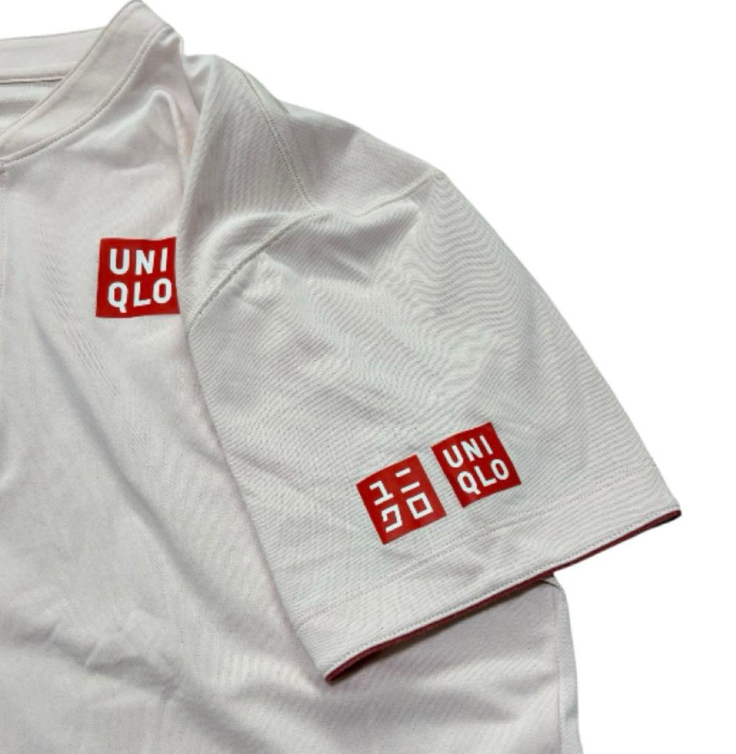 【美品】フェデラー　限定　ユニク　UNIQLO テニス　ウェア　M ピンク