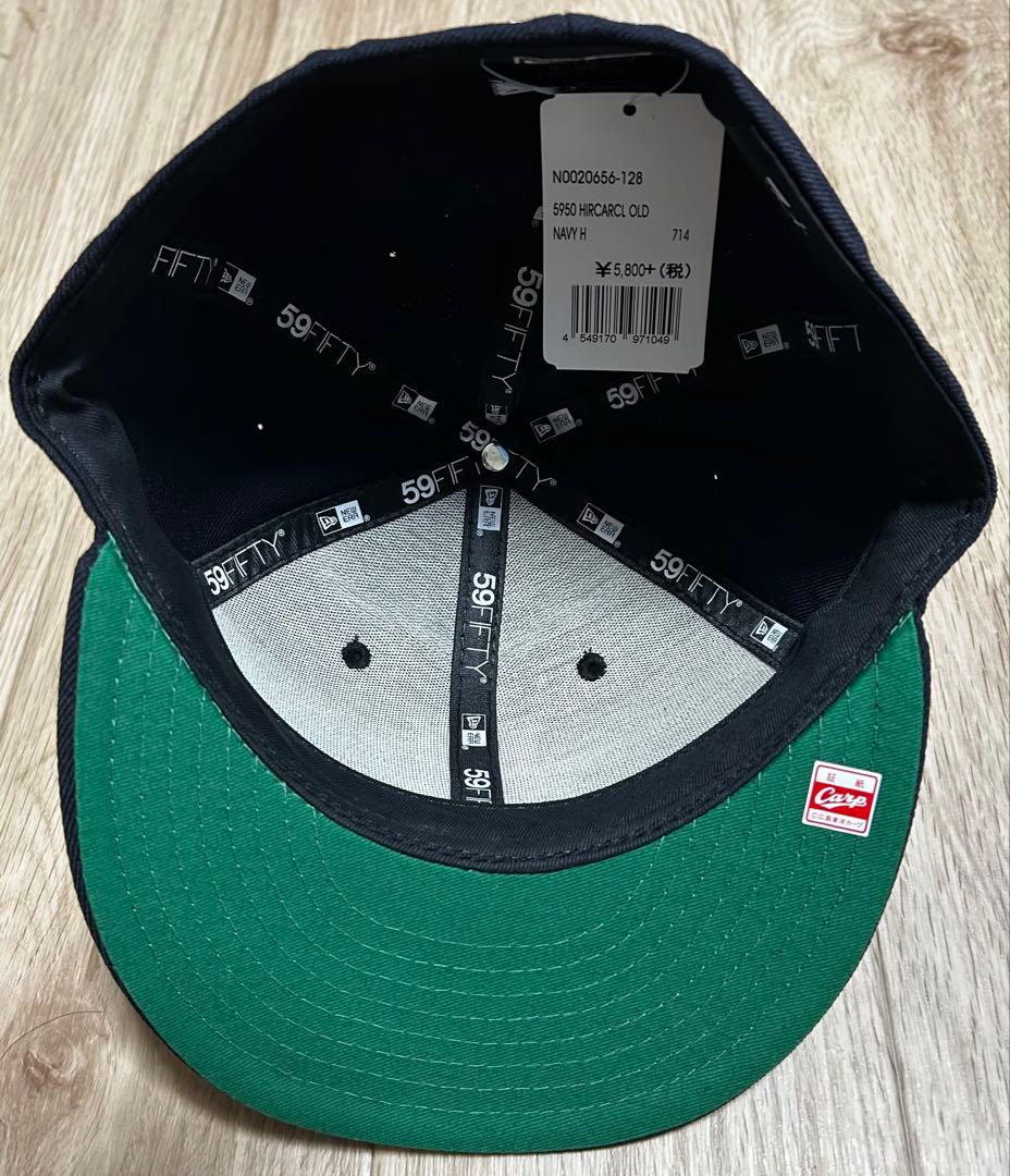 未使用 広島カープNew Era ネイビーキャップ 7 1/4