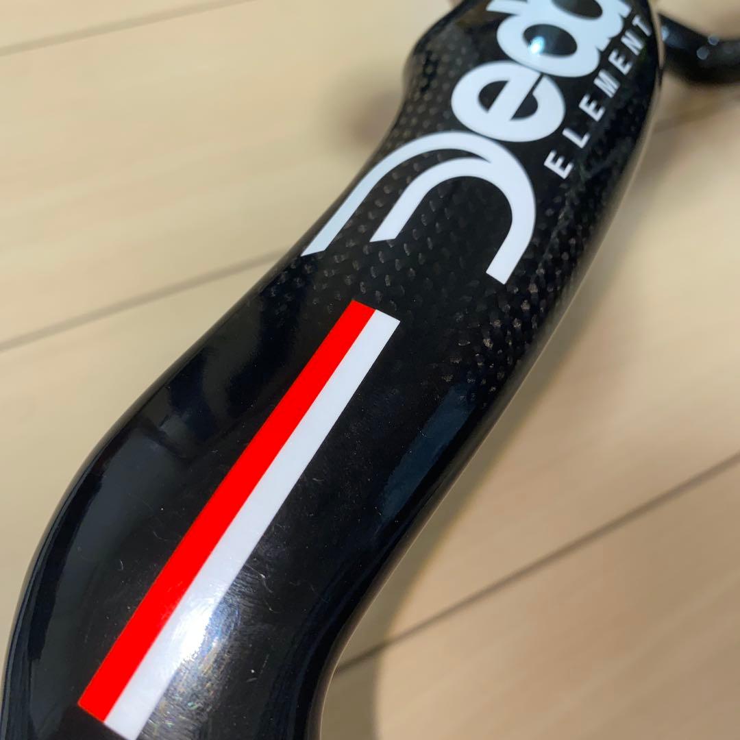 桃*様 DEDA 風 カーボンハンドル 一体型 軽量 ロード ピスト ドロップハ