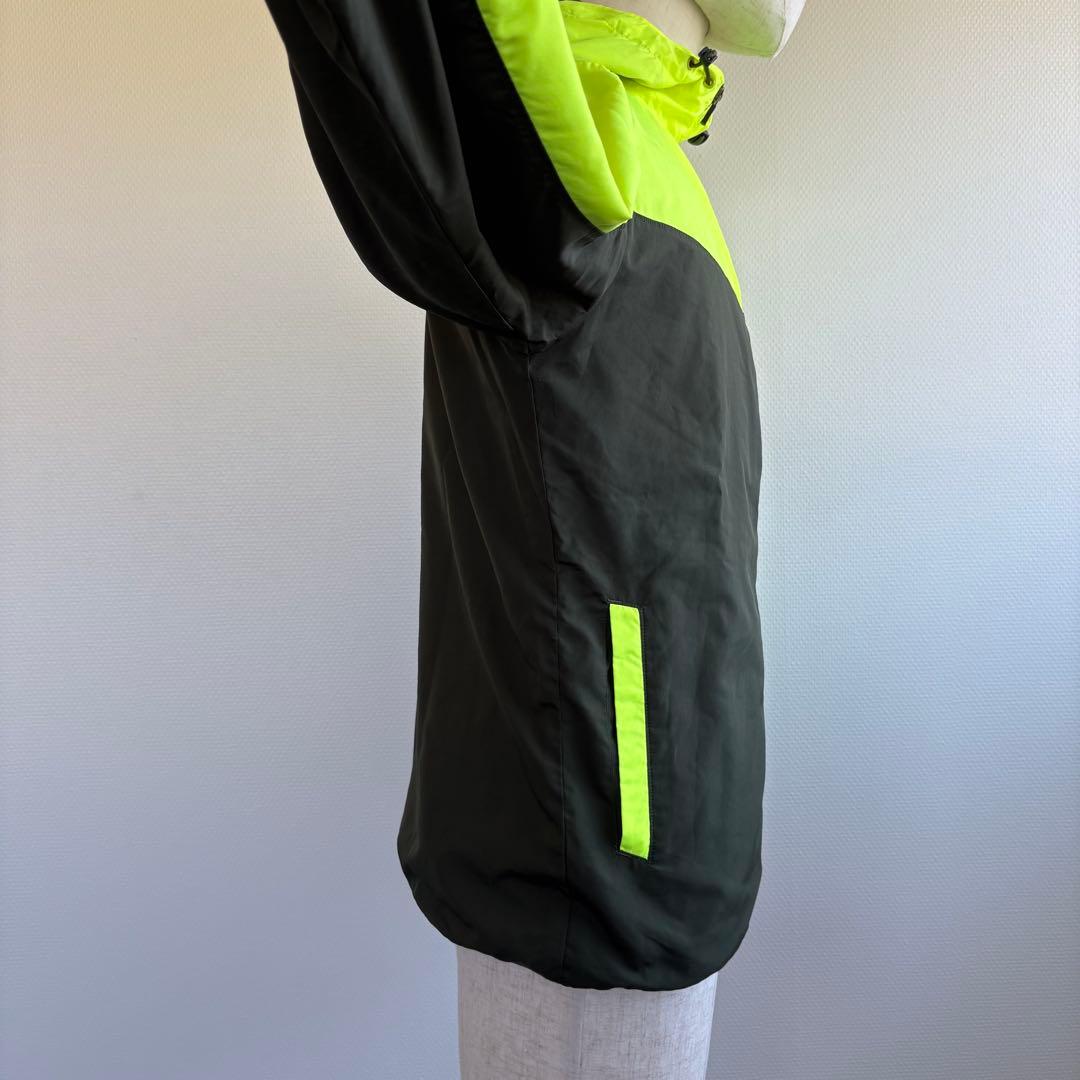 UNDER ARMOUR ウインドブレーカー　セットアップ　裏起毛　蛍光イエロー
