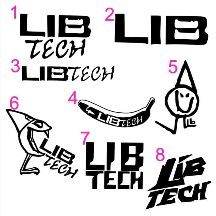 LIB TECH　リブテック　ステッカー