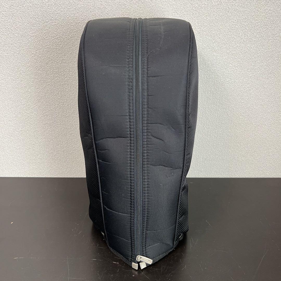 アディダス ゴルフ キャディバッグ 9型 5分割 ブラック×レッド adidas