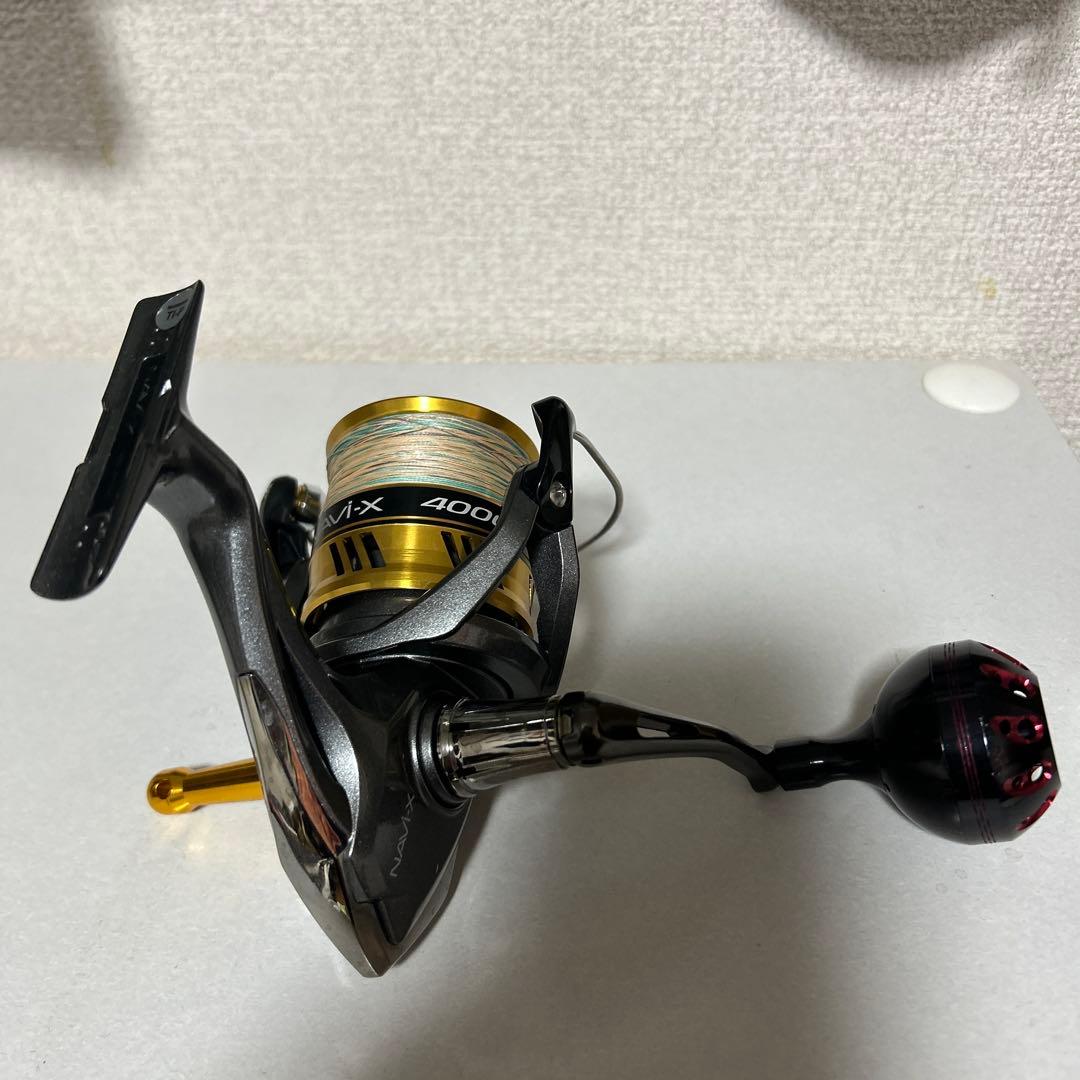 SHIMANO 4000XG スピニングリール　PE付き