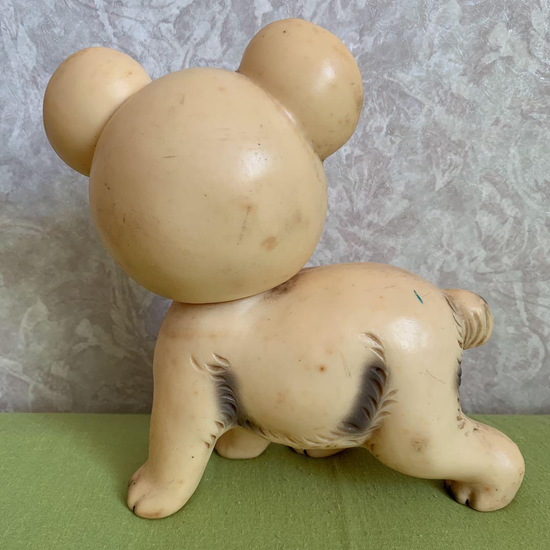 ⭐️当時物⭐️昭和レトロ ⭐️ビンテージ ⭐️子グマ 子イヌ 動物 ⭐️ソフビ⭐️