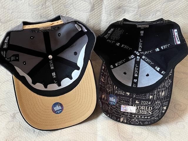 NYヤンキース2024ポストシーズン2回優勝時選手着用９シリーズ2組限定CAP