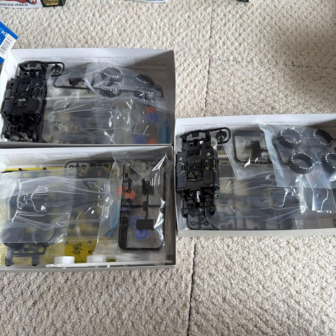 ミニ四駆 18台セット パーツ付き マッハダッシュモーター