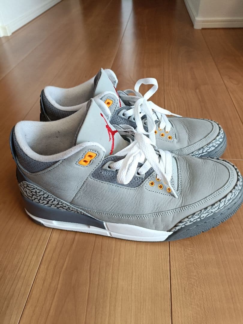 Air Jordan 3 グレー/オレンジ