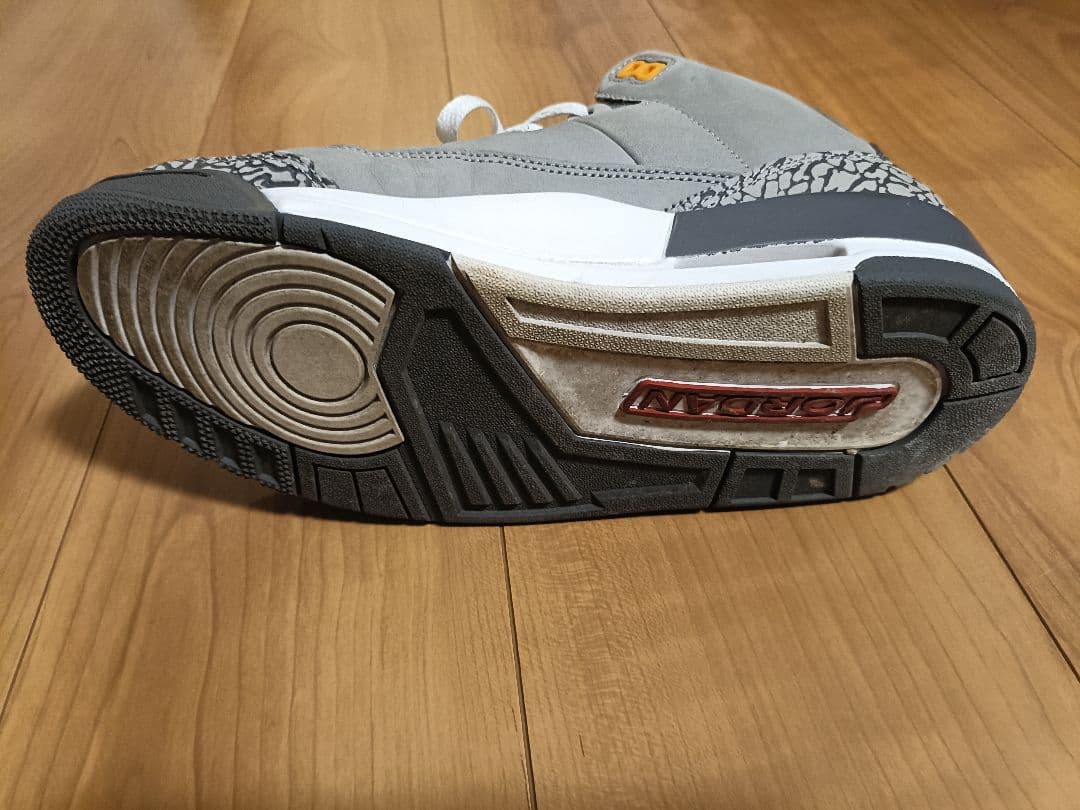 Air Jordan 3 グレー/オレンジ