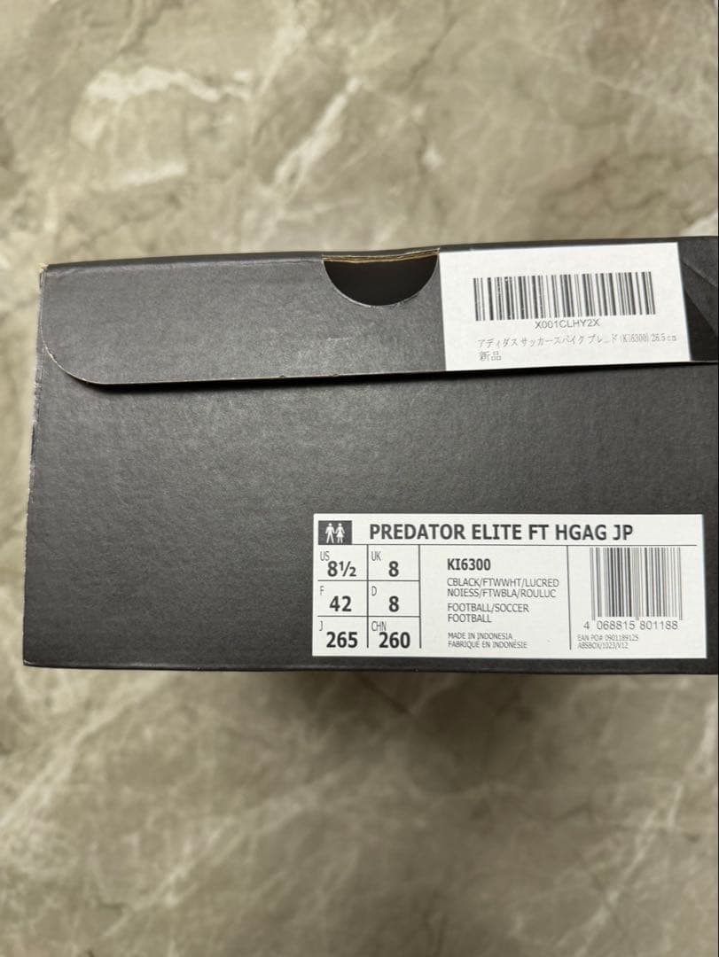 adidas Predator サッカーシューズ・スパイク ブラック/レッド