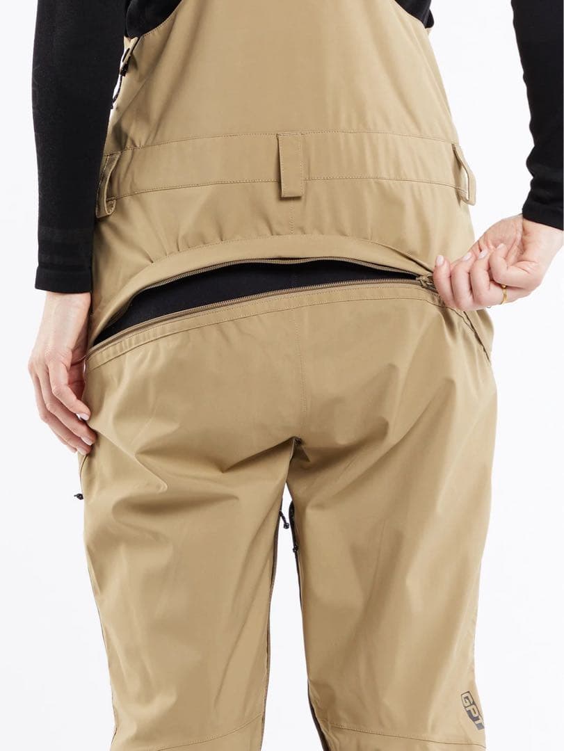 中古◇Volcom ElmStretch ゴアテックス ビブパンツ◇レディースM