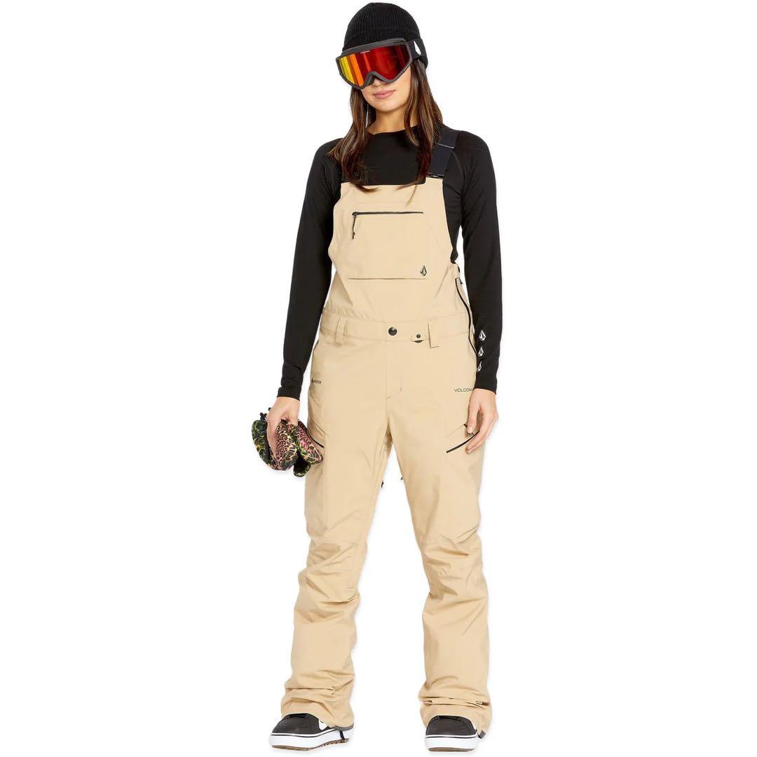 中古◇Volcom ElmStretch ゴアテックス ビブパンツ◇レディースM
