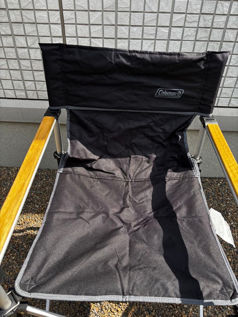 アウトドアチェア 折りたたみ式 黒