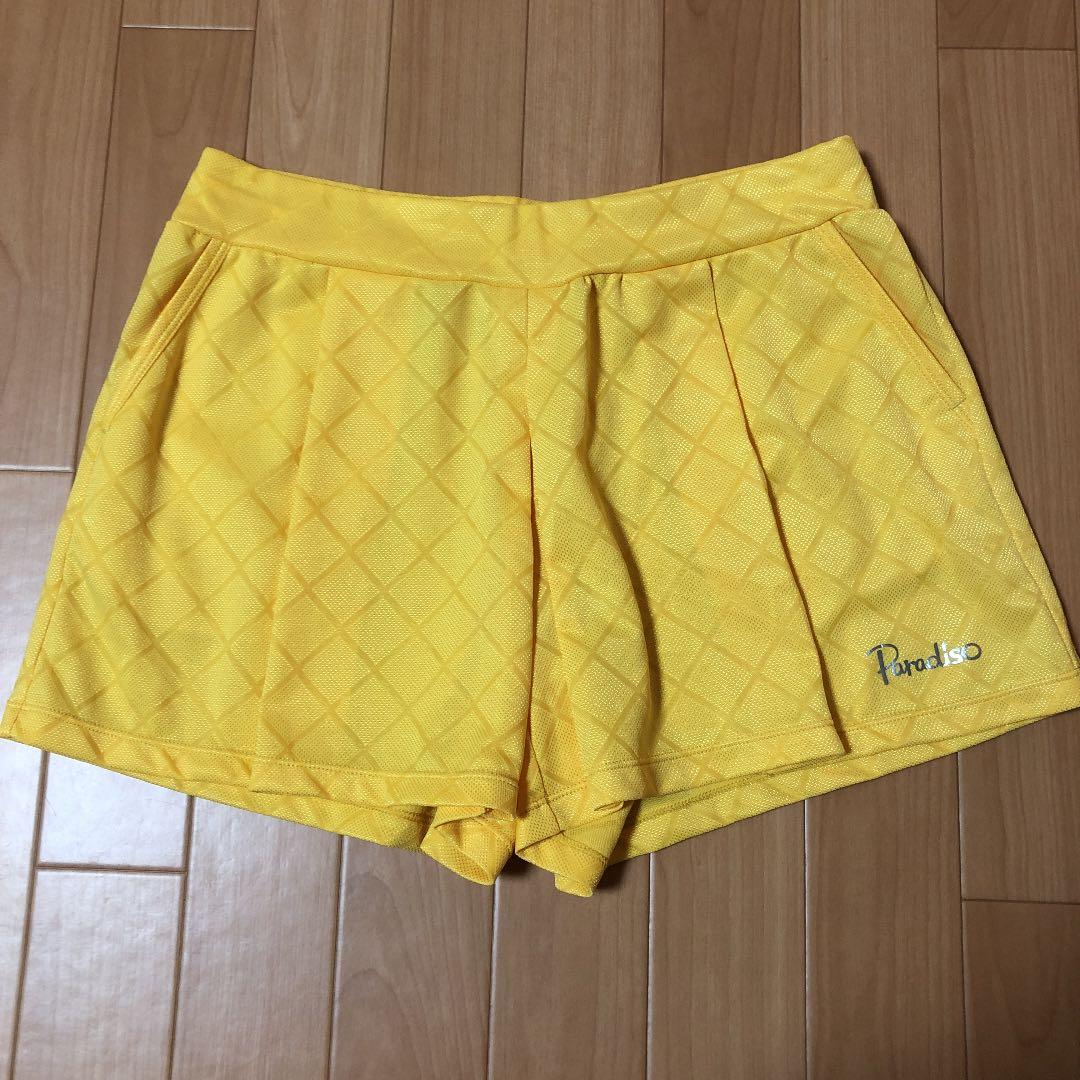 paradiso パラディーゾ レディース テニスウェア 上下セット 黄色 ☆