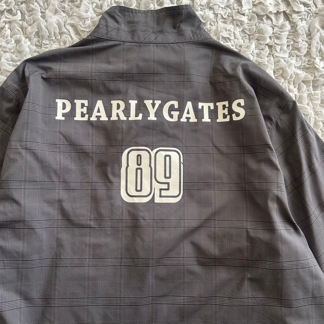 PEARLY GATES パーリーゲイツ ゴルフウエア ロゴ L 防寒 グレー